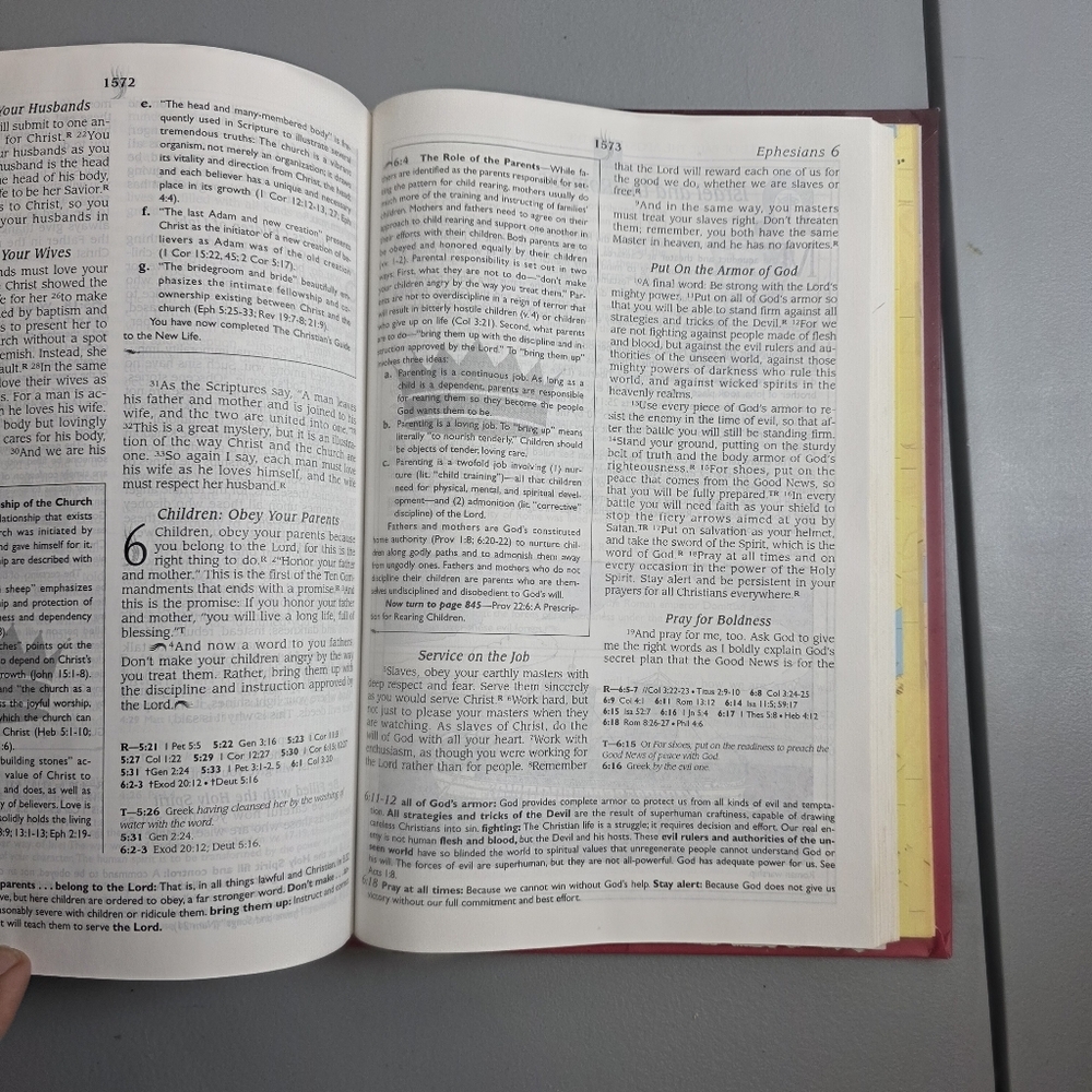 Nelson The Open Bible New Living Translation Hardcover - Picture 6 of 11